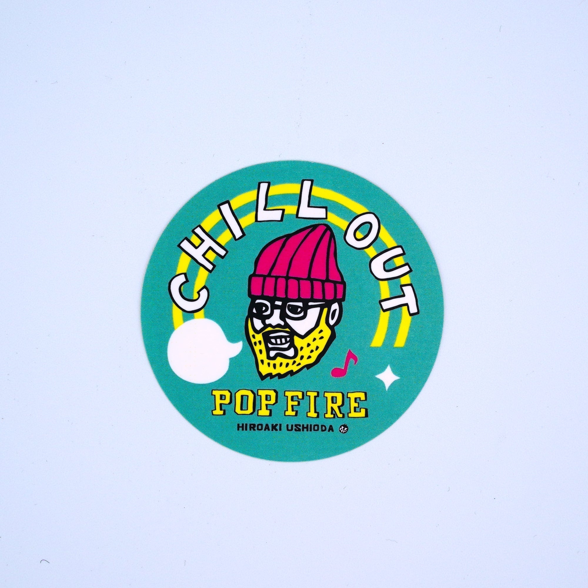 ゆるっと気分でCHILL OUT♪ POPでおしゃれなCHILLステッカー☆