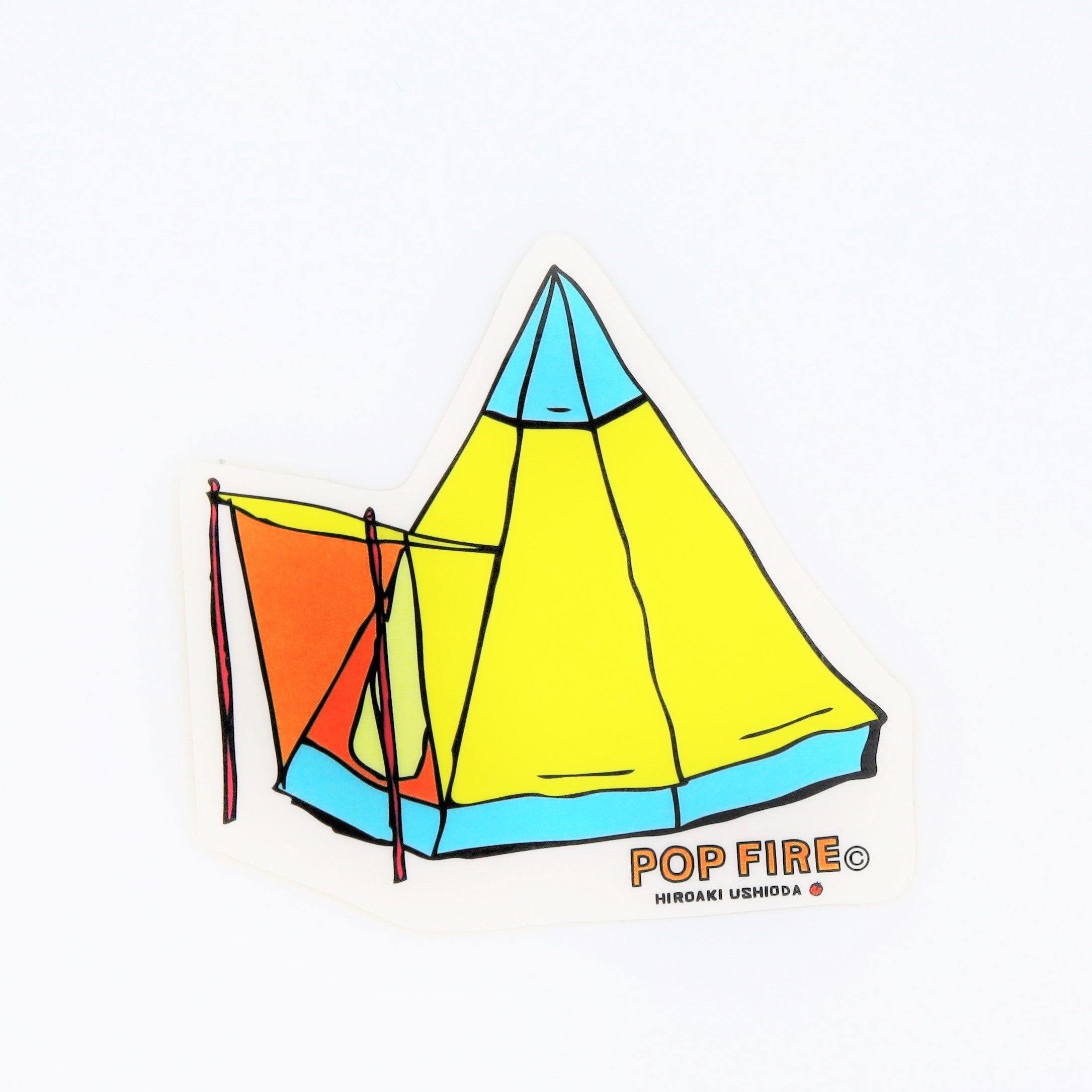 今週のPICK UP☆カラフルでおしゃれ♪POP FIRE テントステッカー！