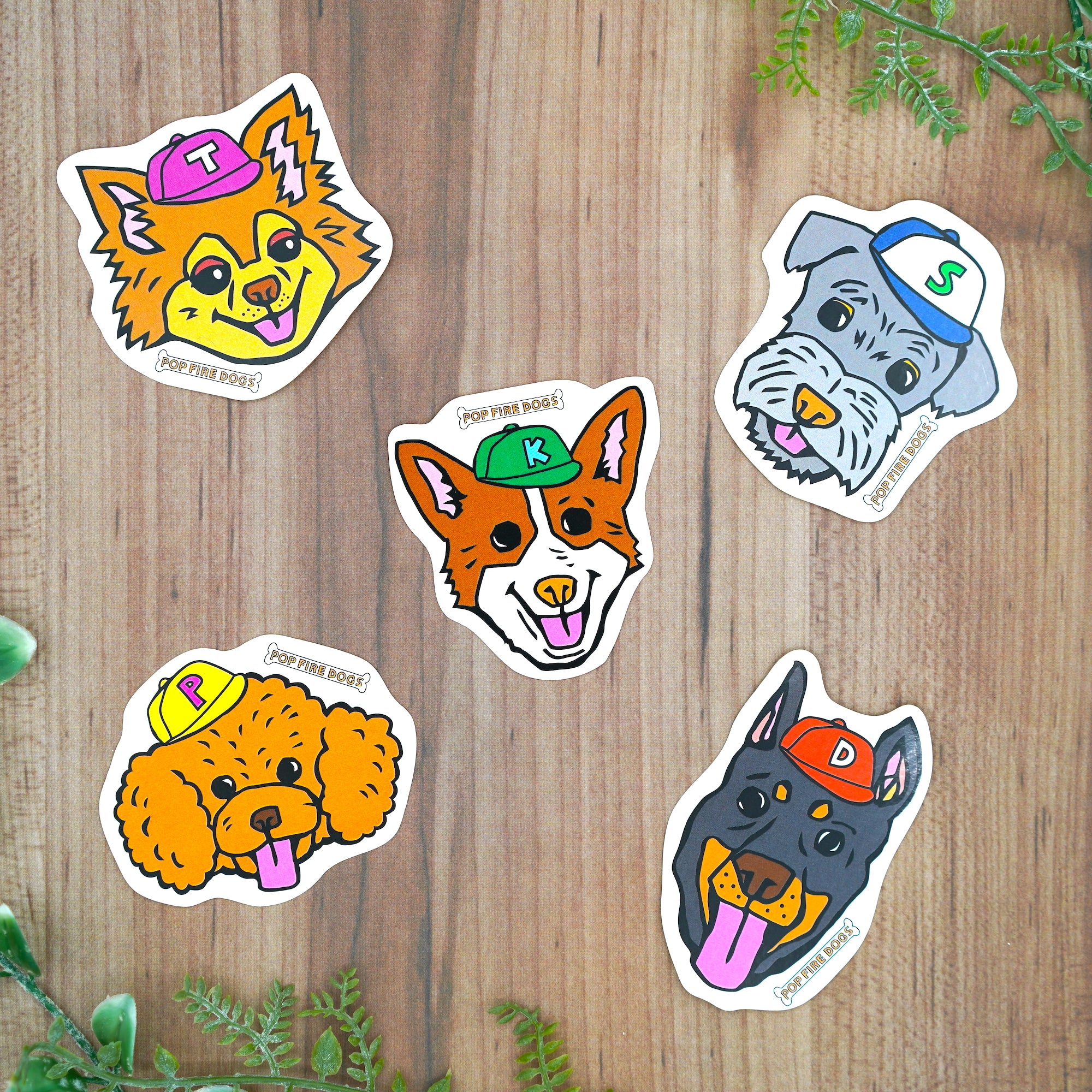 POPFIRE DOGS STICKER 02