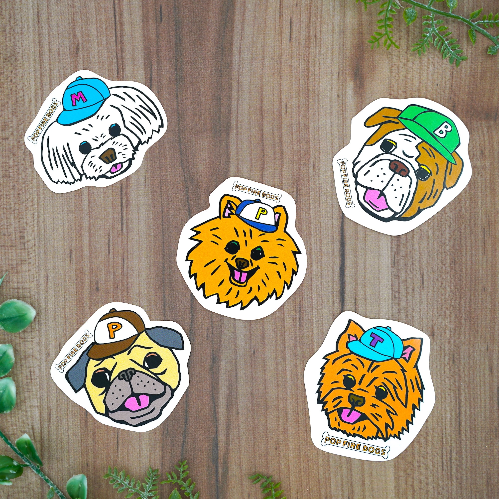 POPFIRE DOGS STICKER 04